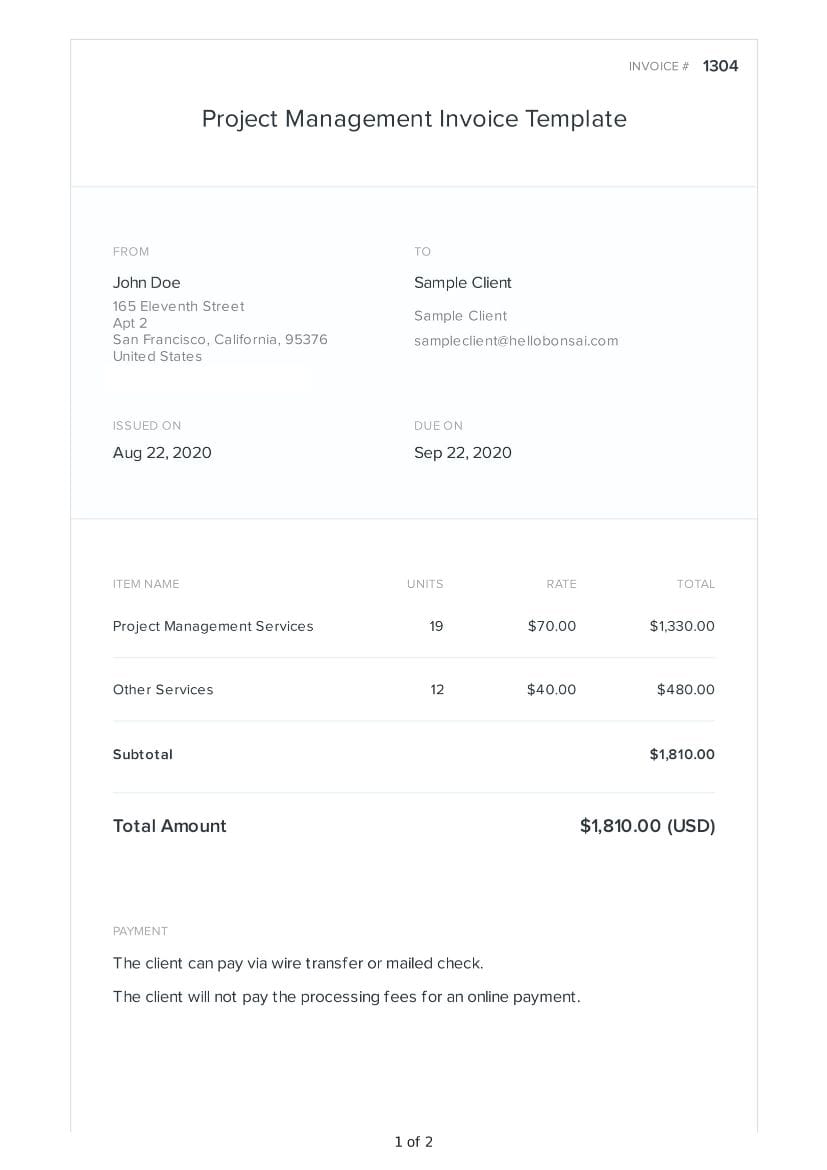 100+ Free Invoice Templates Download, Edit & Send